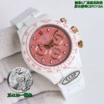 Clean Factory Rolex Daytona 4130 pink Face Watch 40mm 